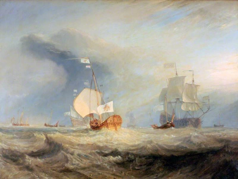 La chiatta di Van Tromp che entra nel Texel - Soane's Museum